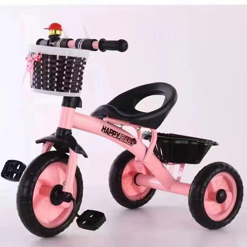 Children tricycle baby pedal tricycle simple children tricycle exercise sports wholesale fitness cool bike with basket