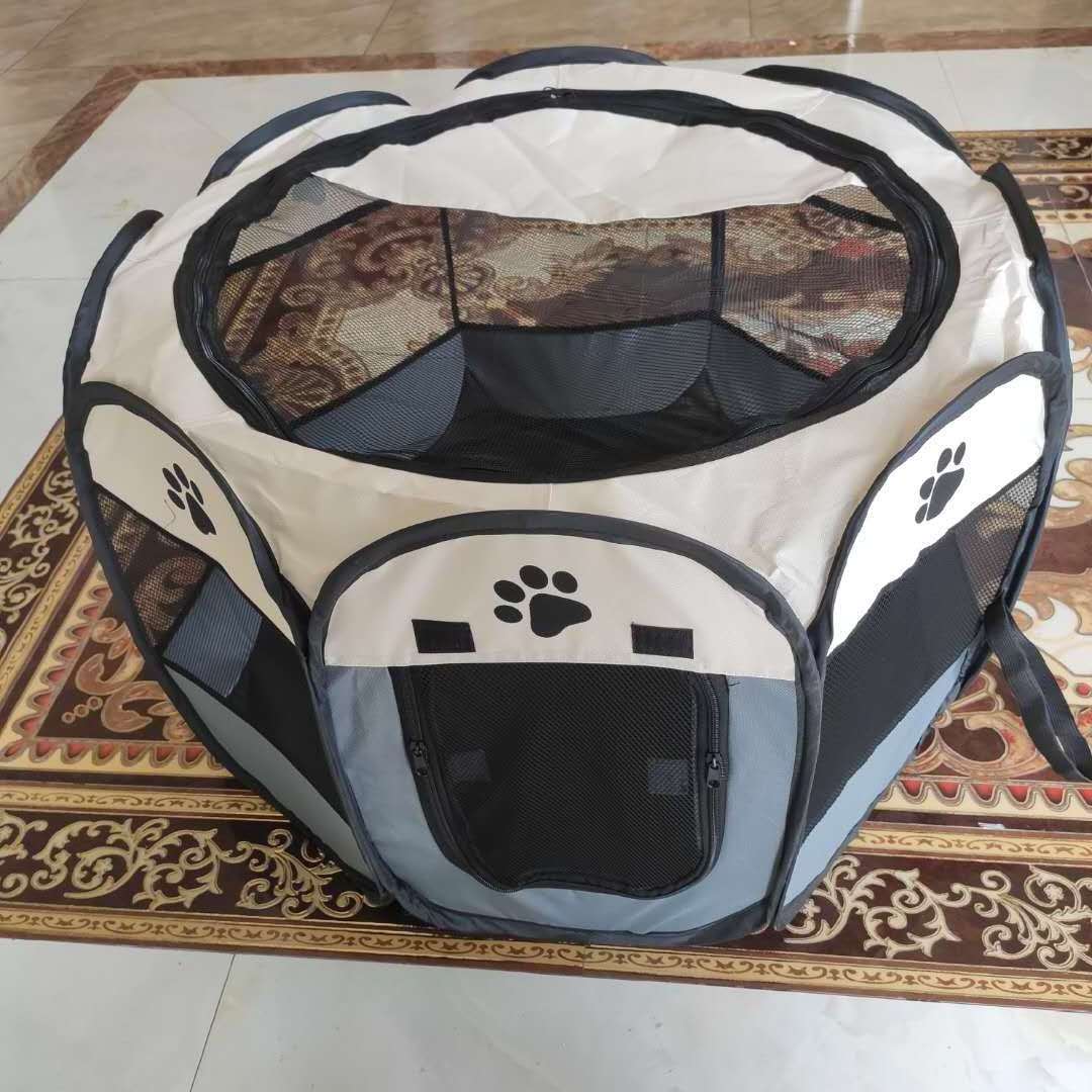 M (91*91*58 cm) Foldable Folding Puppy cute crate portable pet play pen tent dog cage house animal accessories pet