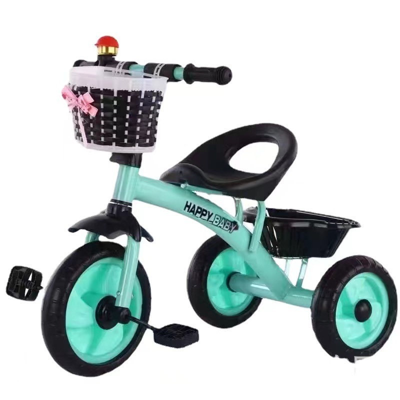 Children tricycle baby pedal tricycle simple children tricycle exercise sports wholesale fitness cool bike with basket