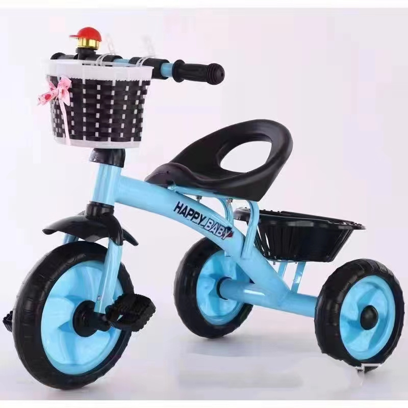 Children tricycle baby pedal tricycle simple children tricycle exercise sports wholesale fitness cool bike with basket