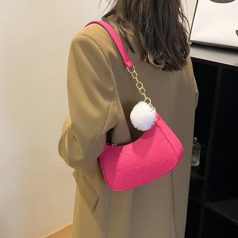 Women Casual Purse Light Weigh Retro Underarm Bag  Handbags 2024 New Shoulder Bag Advanced Texture Women Handbags