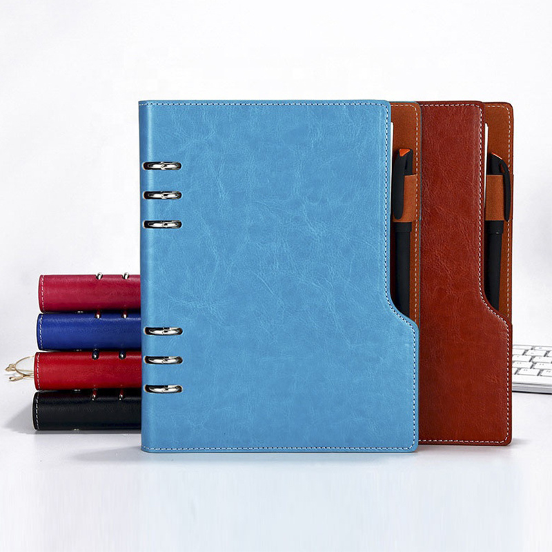 Ring Bound Notebook A4 Planner  Large Pu Leather Planner Book