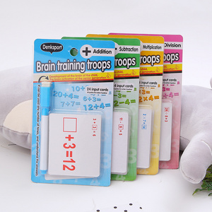 Children's Educational Teaching Cards Custom Math Dry Erase Flash Cards