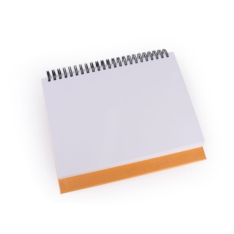 Paper Table Calendar Blank Undate Spiral Binding Custom Desk Sublimation Calendar