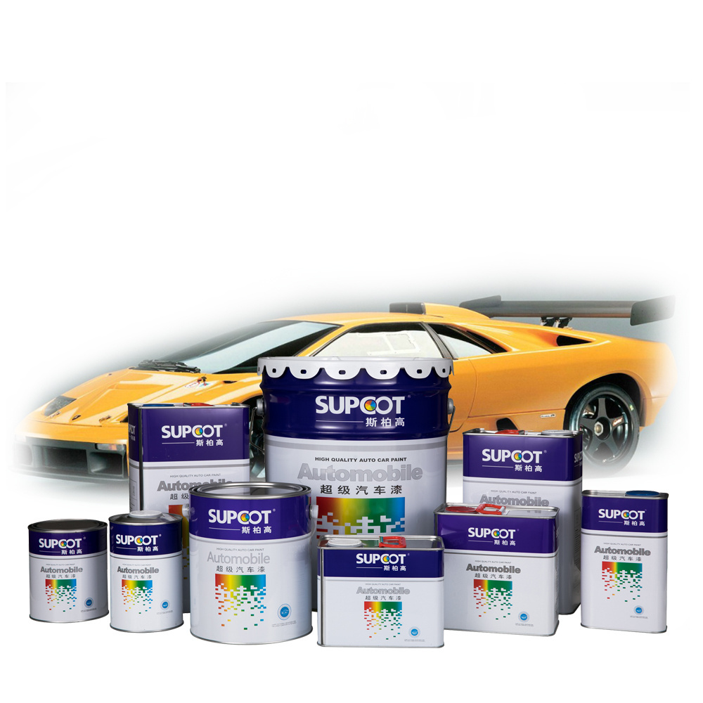 High Quality High Gloss Car Paint Hot Sale Easy Spray  1K  Transparent White Color Coating  Car Refinish Paint