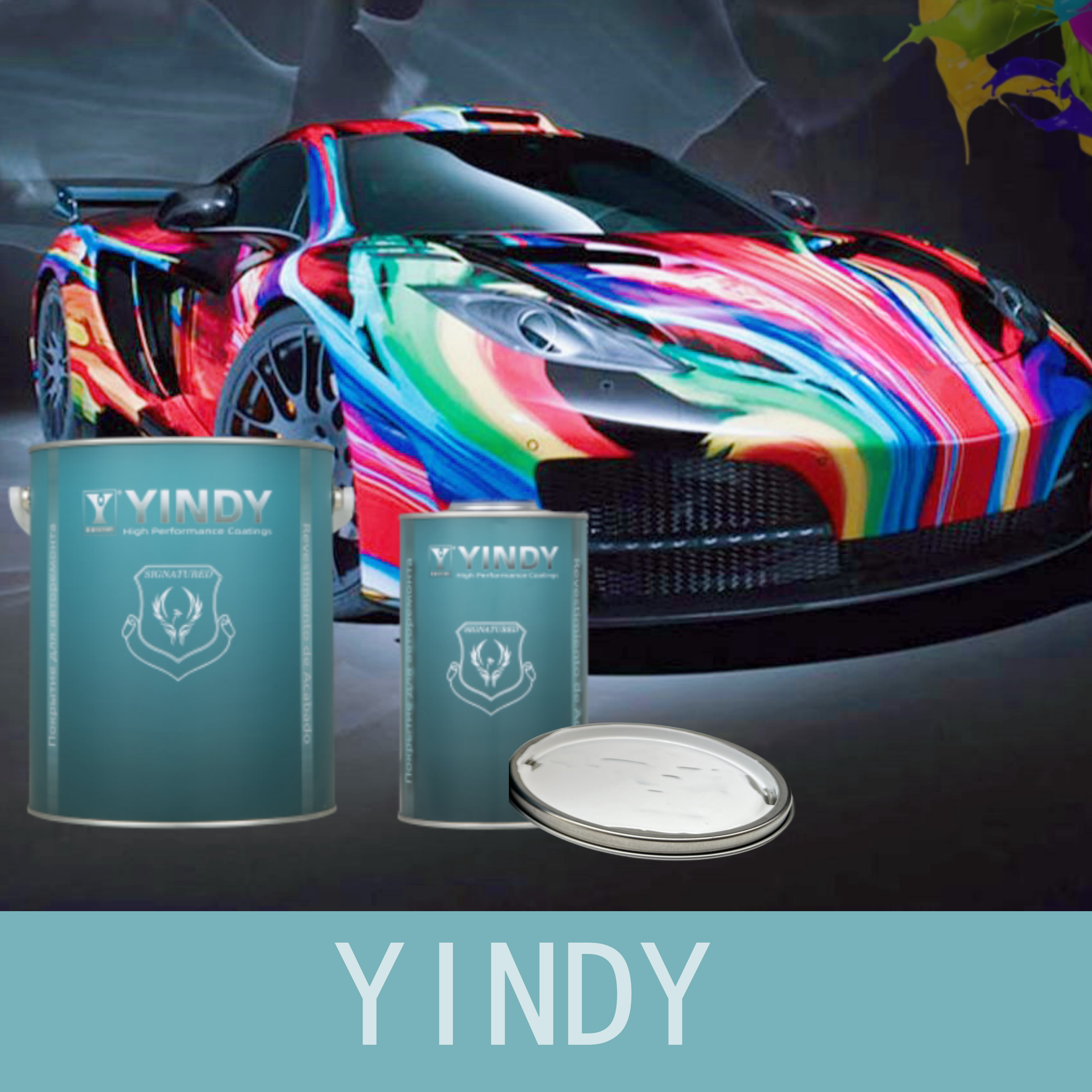 Factory Wholesale High Quality High Gloss Car Paint Hot Sale Easy Spray  2K  White Color Coating Car Refinish Paint