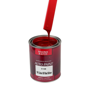 1K Silver Car Paint Color Auto Refinish Spray Paint 1k Base coat Solid Colors Automotive Spray Paints Color of red silver