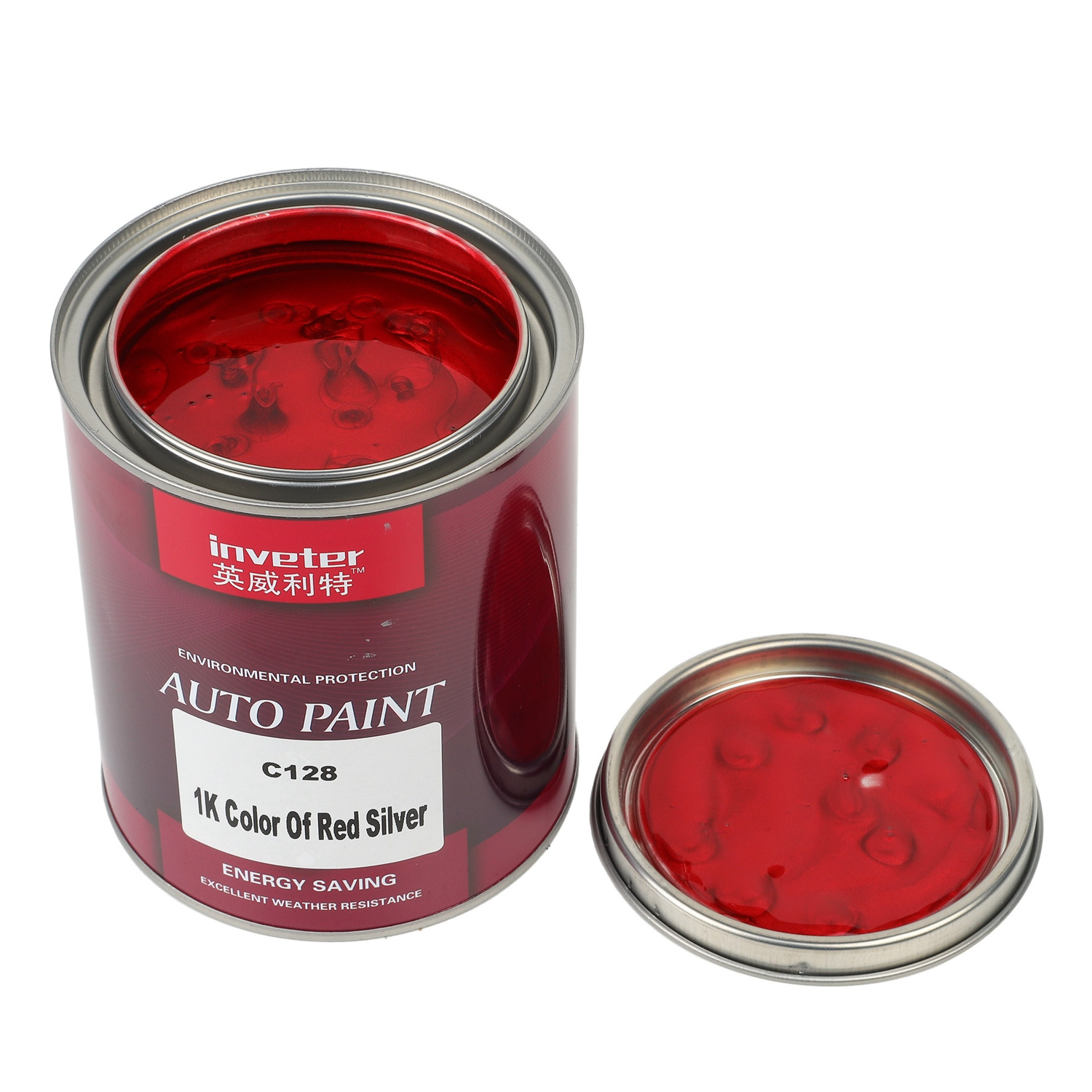 1K Silver Car Paint Color Auto Refinish Spray Paint 1k Base coat Solid Colors Automotive Spray Paints Color of red silver