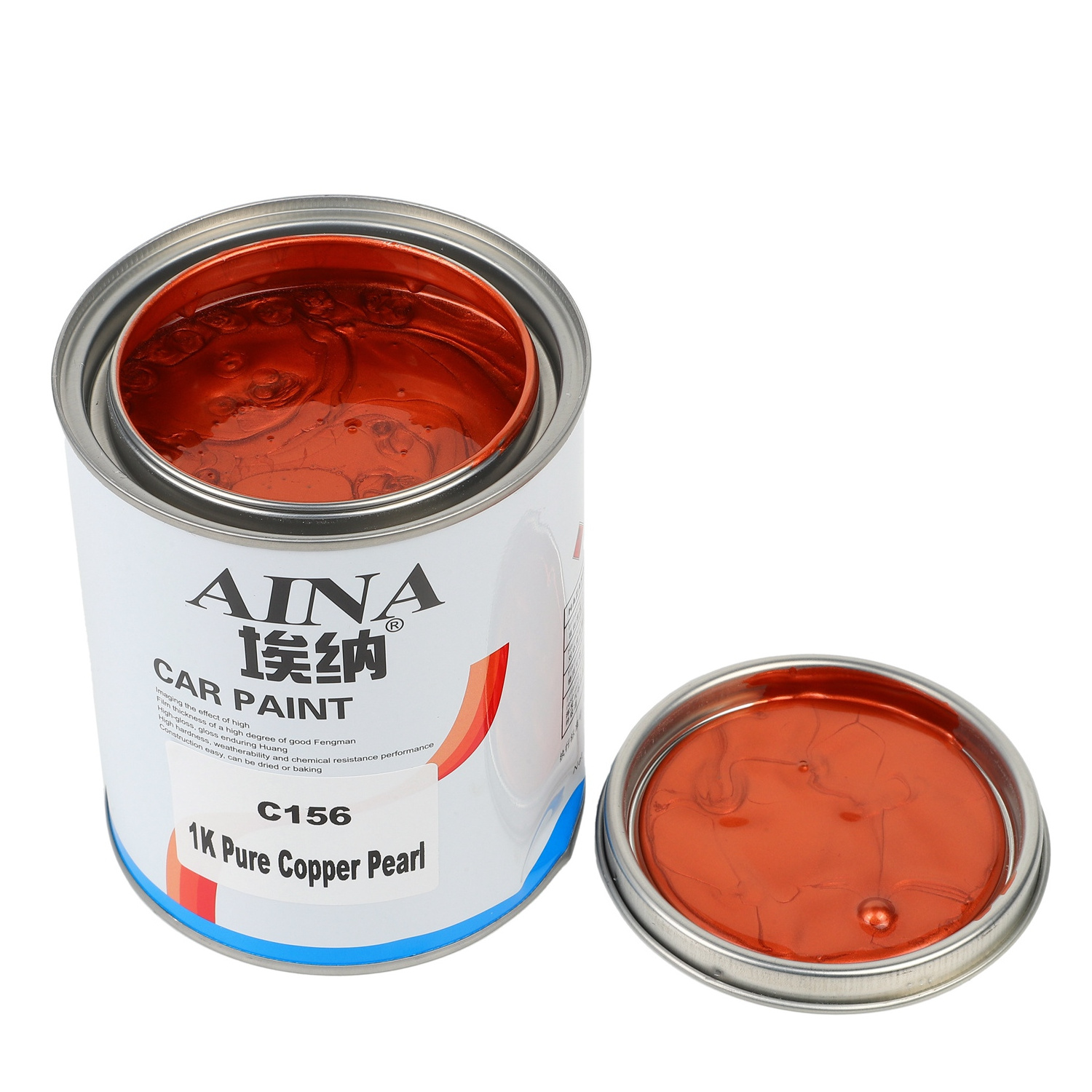 C156 Auto paint Anti-rust Auto Paint Auto Repair Paint 1K Pure Copper Pearl Spray Wholesale Medium Solvent Coating for Repairing