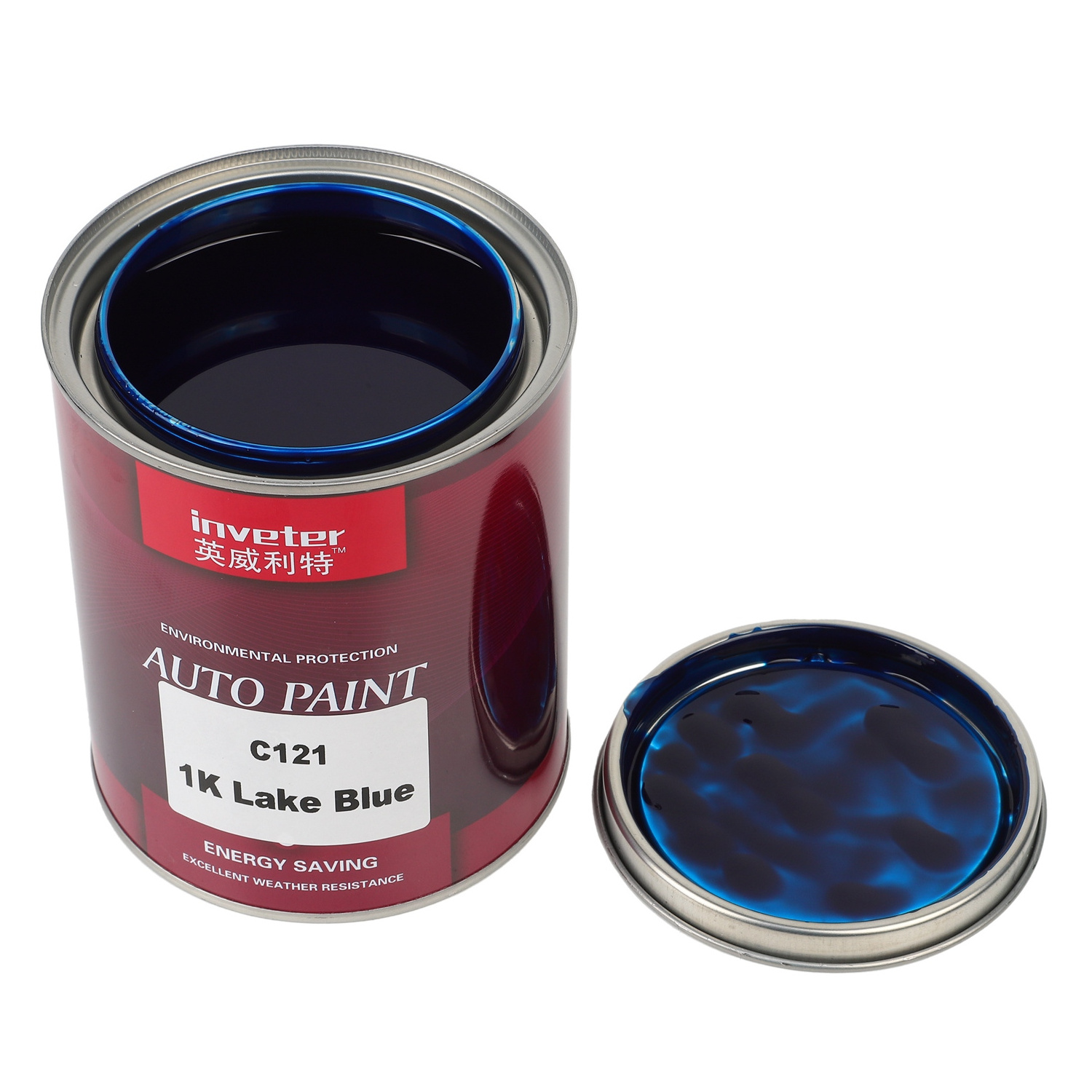 1K Acrylic Solid Auto Base Colors Metallic Lake Blue High Gloss Auto Paint Chinese Factory Spray Application Method Car Coating