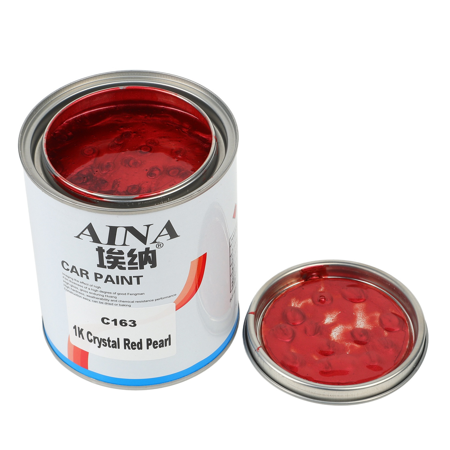 1K Crystal Red Pearl Paint High Quality Advanced  Refinishing Car Paint Acrylic Spray Paint Series Base Coat With Mixing System