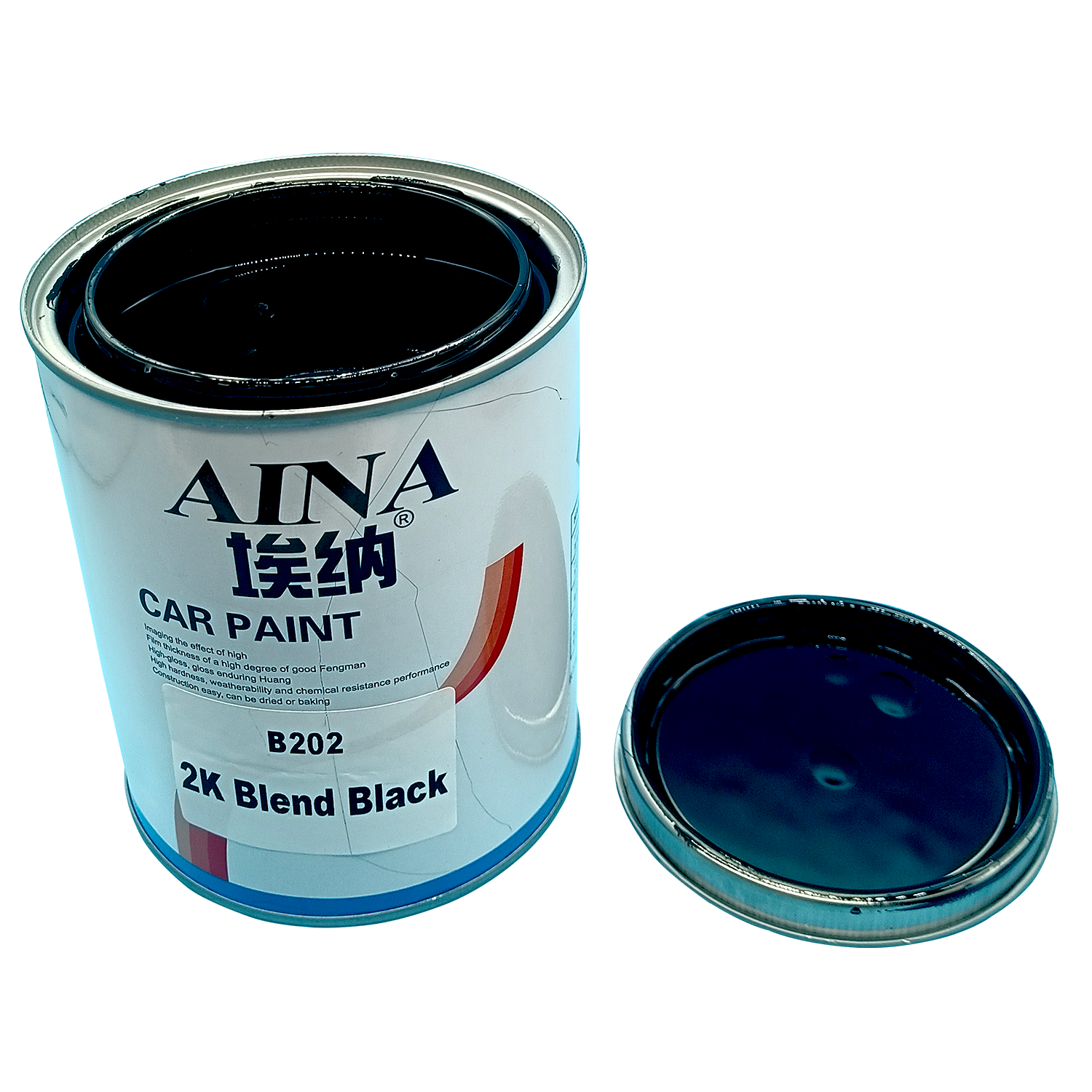 B202 High Gloss Spray Paint 2k International Black  Paint Hot Selling Dealer 2k Car Paint Solid Color Pigment For Car Auto Body