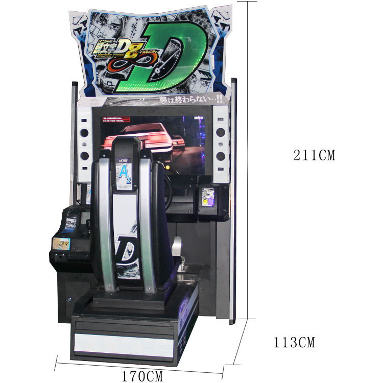 racing car game machine coin operated game mahine gammex Choose Racing Simulator Ver.8 Initial D Arcade Machine