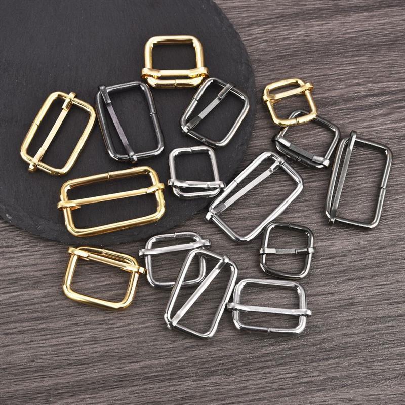 Metal Triglide Slides Rectangle Adjustable Webbing Slider for for Making Handbag Backpack Luggage Bag