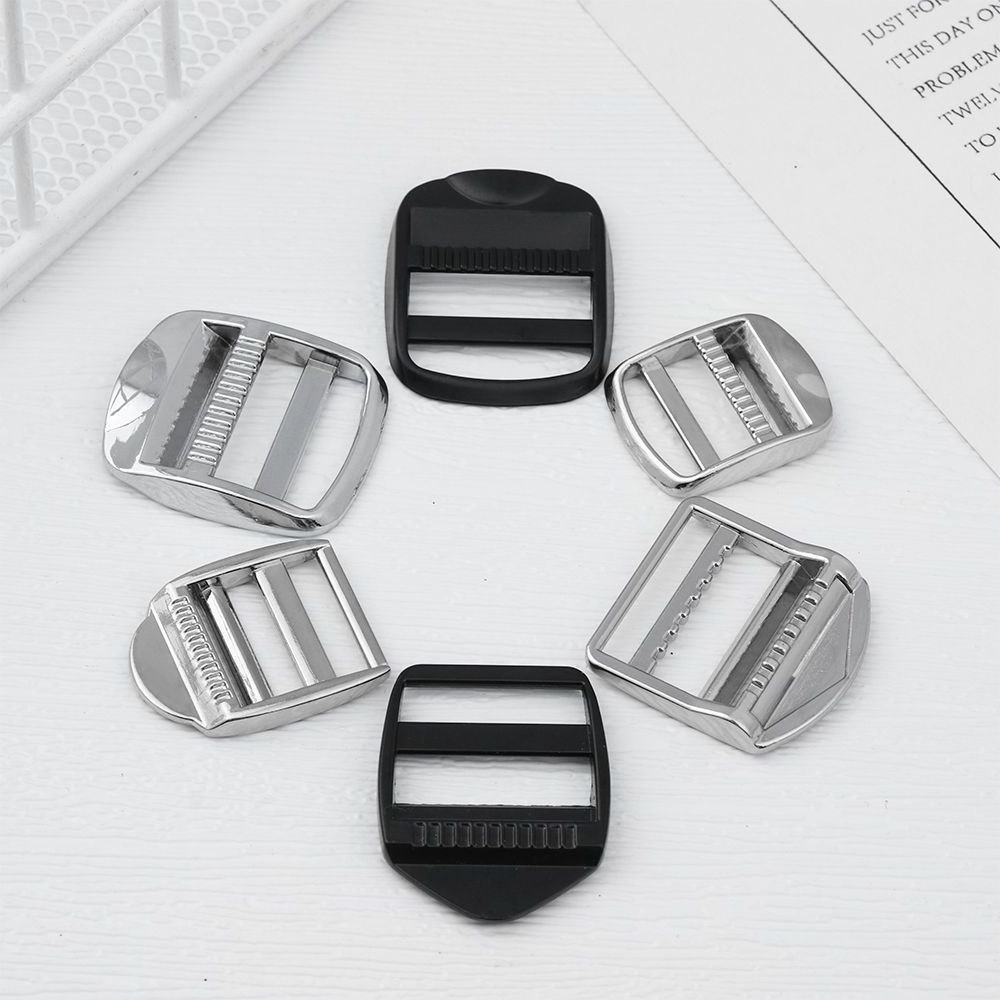 Metal Ladder Lock TriGlide Slider Adjust Buckle for Outdoor Backpack Straps Dog Collar Ladder Buckles