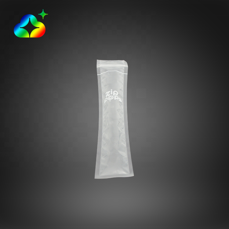 Custom BPA Free Disposable Transparent Jelly Ice Cream Mold Tube Popsicle Plastic Packaging Bags