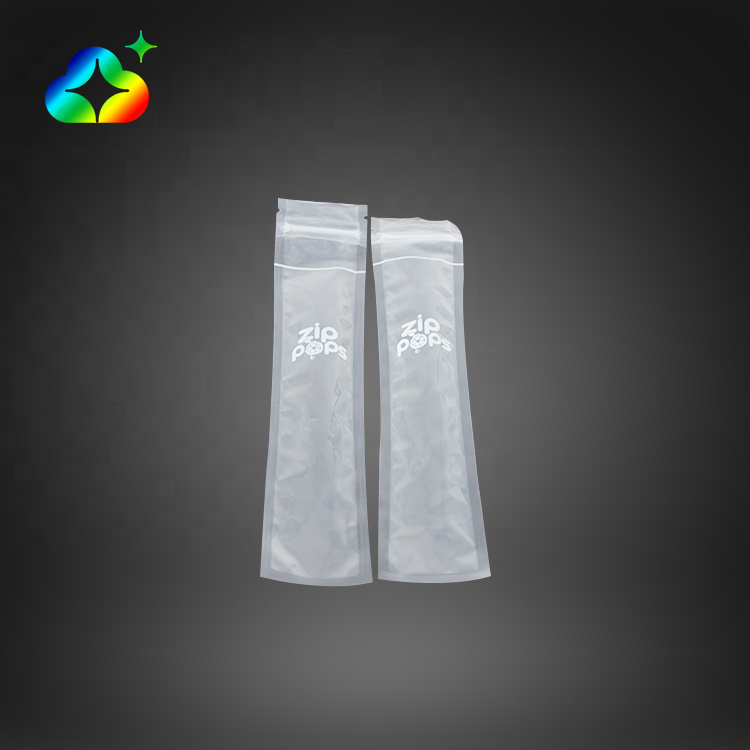 Wholesale Custom Printed Small Transparent PE PP Ice Cream Lolly Pop Popsicle Bags Nylon Structure Heat Frozen Milk Packaging