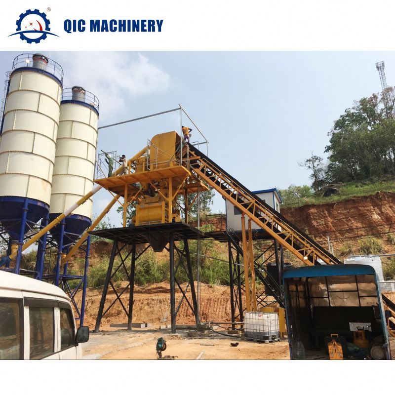 QIC 60m3/h concrete batching plant automatic ready mix batching plant Aggregate Batching Station