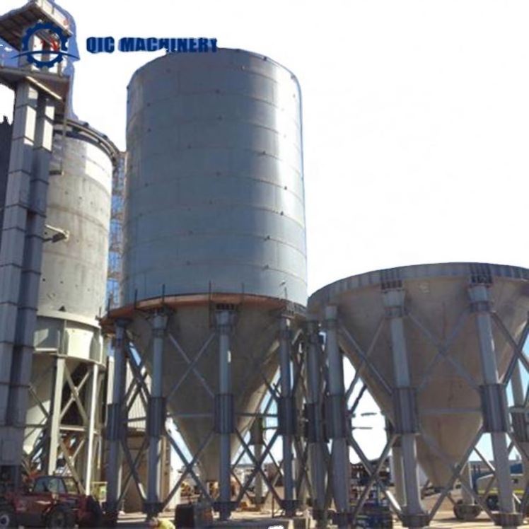 QIC 1000 Ton Cement Silo Manufacturer Horizontal Cement Container Type Silo