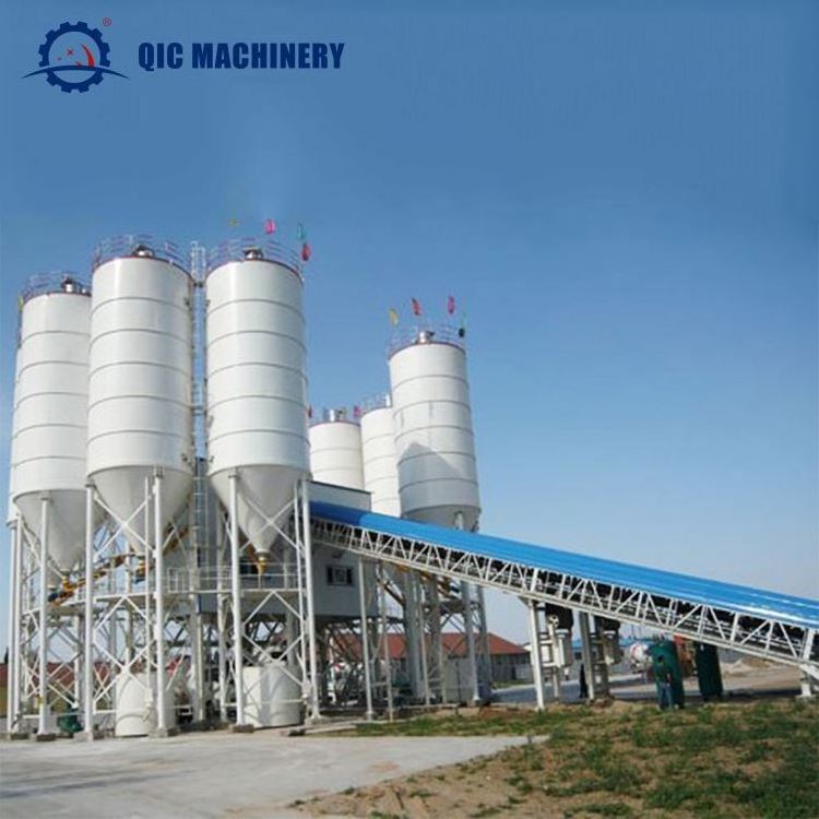 QIC 60m3/h concrete batching plant automatic ready mix batching plant Aggregate Batching Station