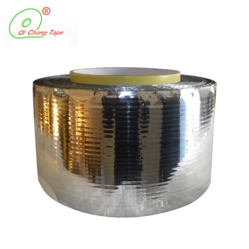 Delicate Texture Aluminum Foil Permanent Sealing Tape Security Waterproof Adhesive Tape