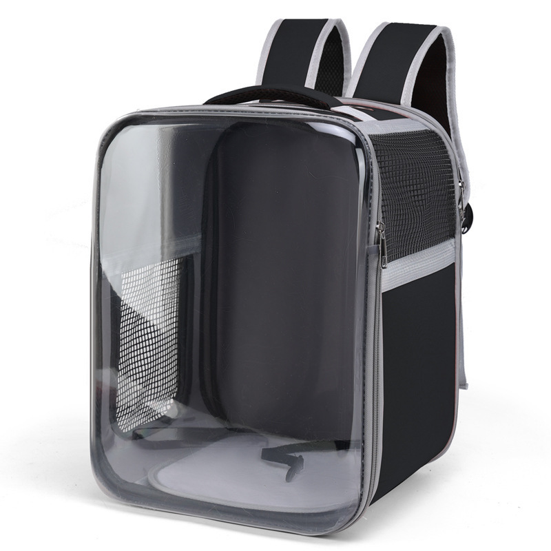 Portable pet travel transparent bag portable breathable foldable outdoor portable space cat bag backpack pet carrier