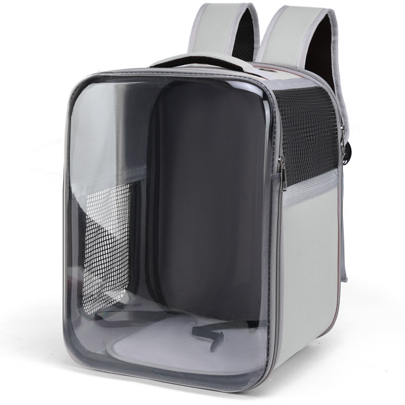 Portable pet travel transparent bag portable breathable foldable outdoor portable space cat bag backpack pet carrier