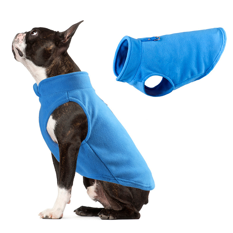 2023 Winter Cotton Big Pet Clothes Puppy Clothing French Bulldog Coat Vest Costumes Dog Jacket With Fleece