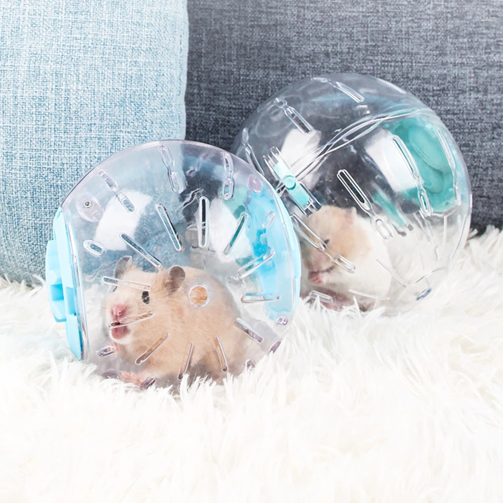 Plastic Rodent Mice Jogging Ball Hamster Gerbil Rat Exercise Portable Funny Solid Hamster Running Balls Pet Toys