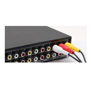 Switch Box 8 in 1 out AV Audio Video Signal Composite for HDTV LCD DVD 3 RCA Switcher 8 to 1 Selector Splitter