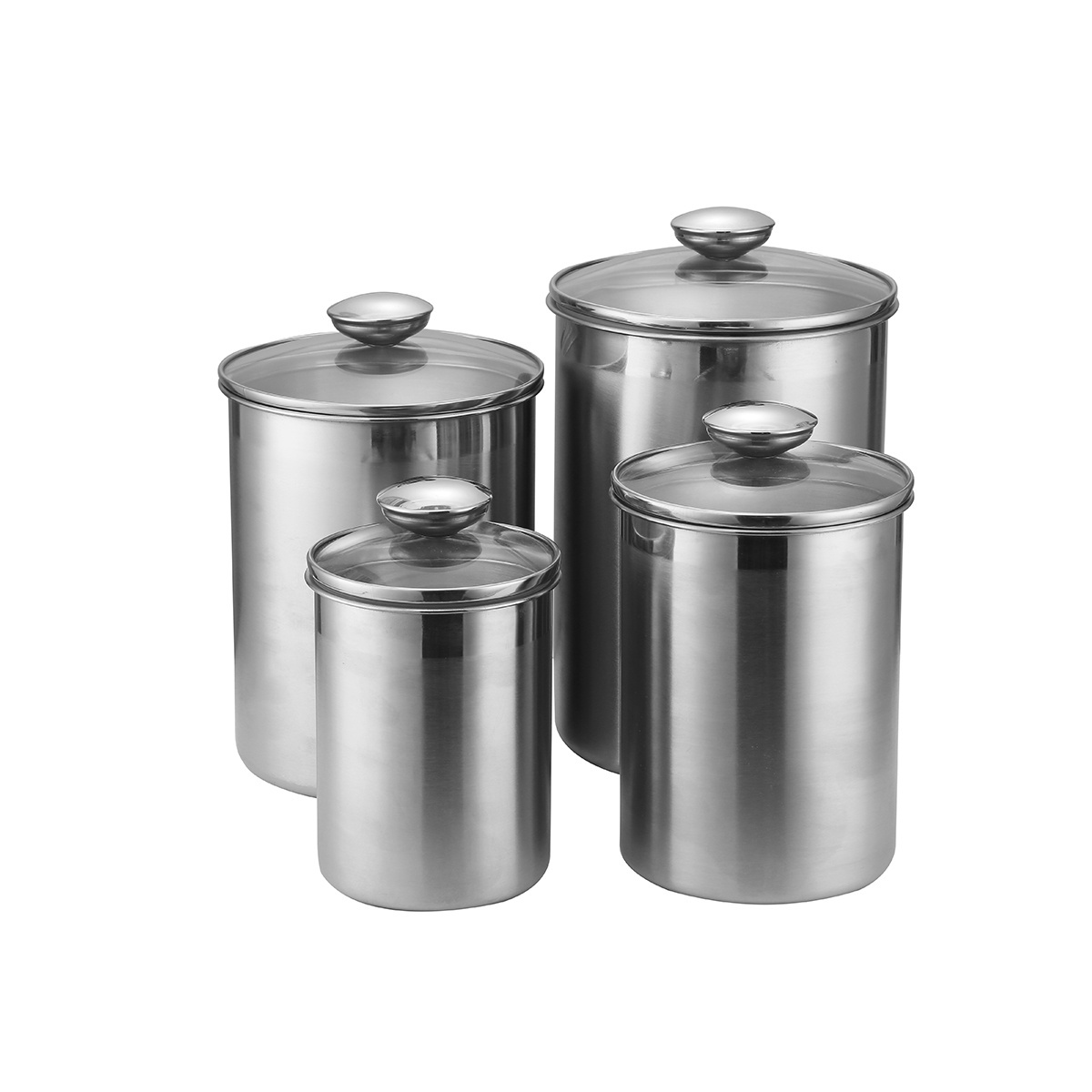 Stainless Steel Coffee Container Storage Canister Coffee Bean Jar