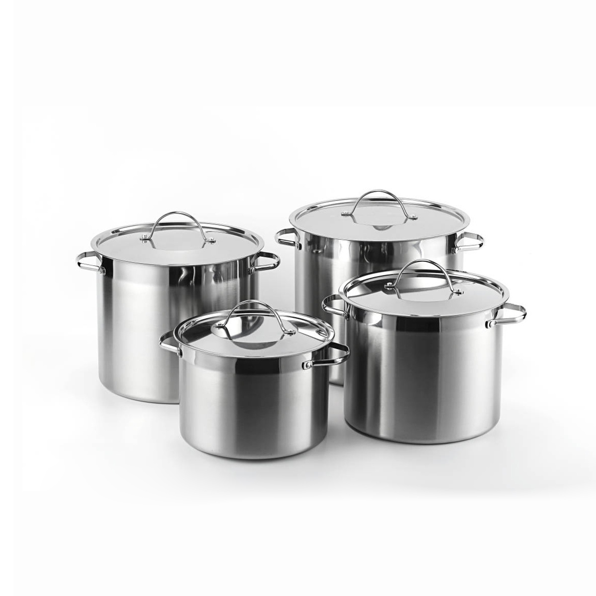 Kitchen Stainless Steel Cooking Stock Pot Set Soup Pots Cookware Set