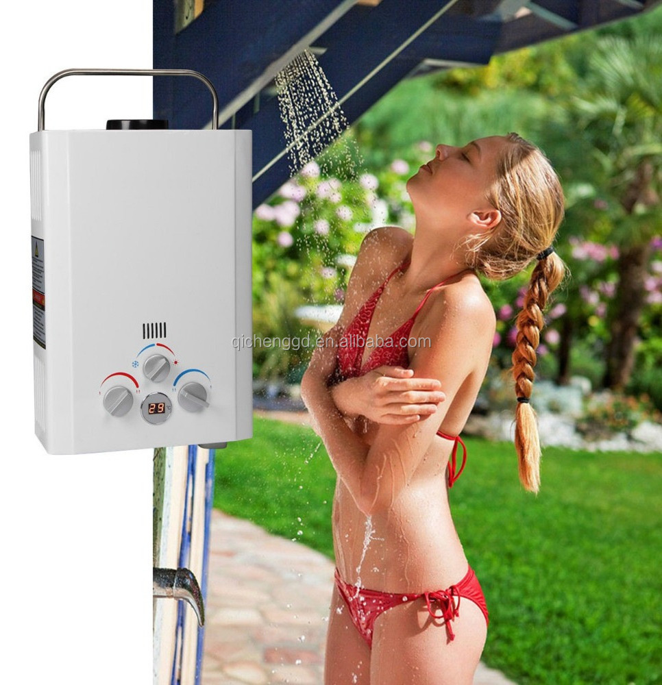 5L/6L portable camping outdoor tankless water heater