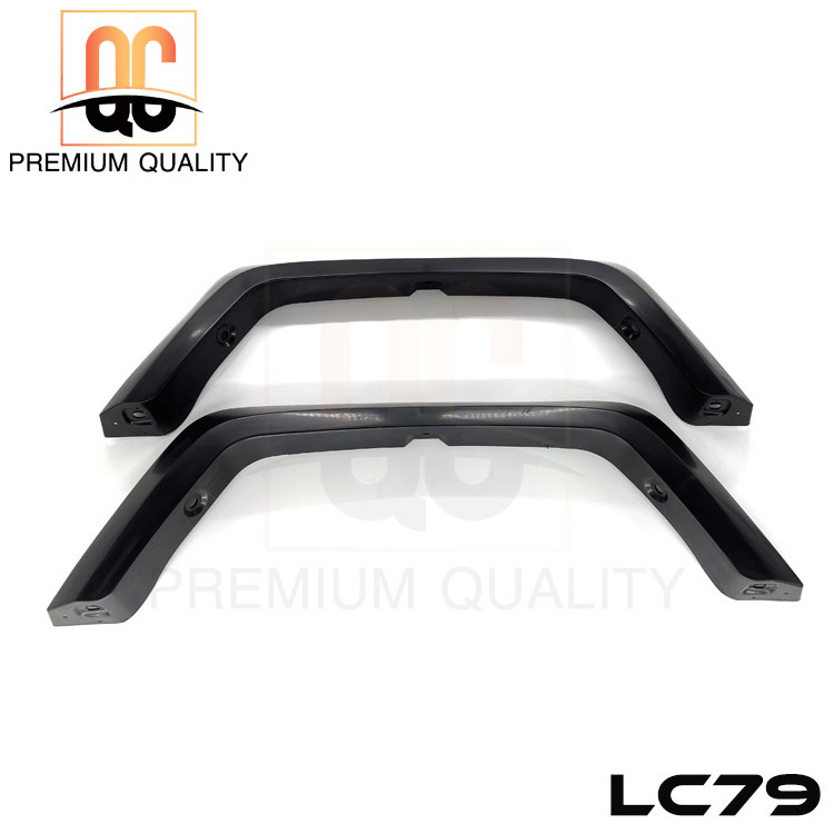 High quality ABS single cap LC pick-up no paint fender flares for Land Cruiser LC79