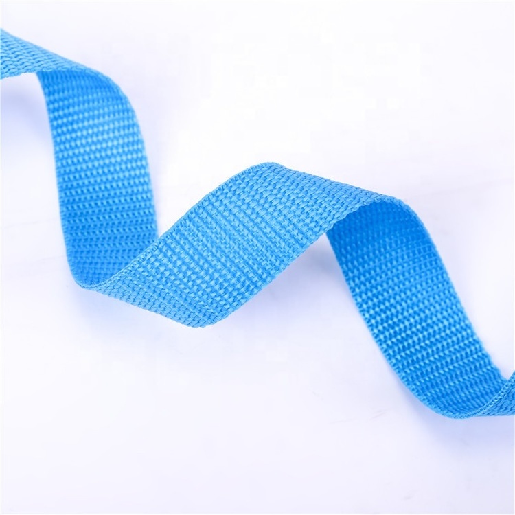 fabric bias tape Wholesale High Quality Cheap Custom Plain Flat Mix Colors Knitting Polypropylene Webbing Strap For Bag  Buckle