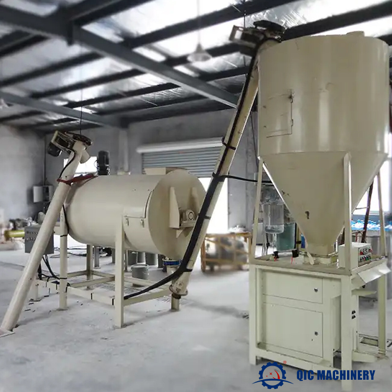 Cement Glue/Putty Powder Dry Mortar Mix Production Line Machinery 3-4T/H Tile Adhesive Making Mixing Machine