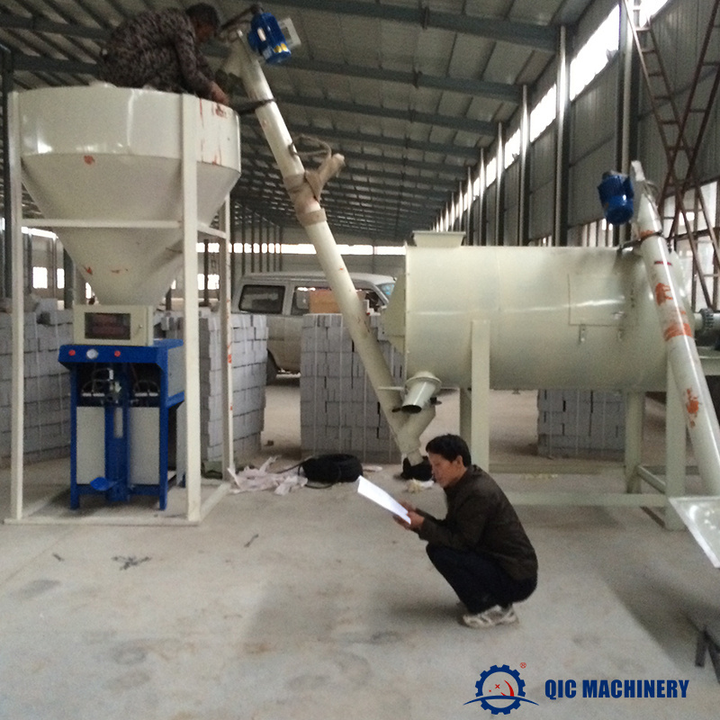 Cement Glue/Putty Powder Dry Mortar Mix Production Line Machinery 3-4T/H Tile Adhesive Making Mixing Machine