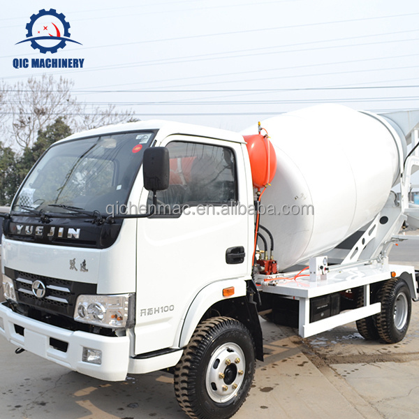 3m3 concrete mixer truck mini Hydraulic Cement Mixer Tank Small Concrete Mixers Truck Price For Sale