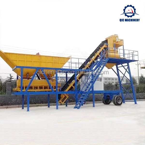 Hot Sale Mobile ghana concrete batching plant Automatic Cheap 25m3/h Concrete Mixing Plant Price Cost For Sale