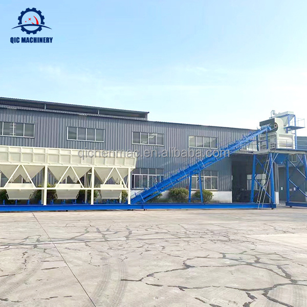 Foundation Free Type 25m3 Concrete Batching Plant HZSM25 Mini Concrete Mixing Plant Cement silo