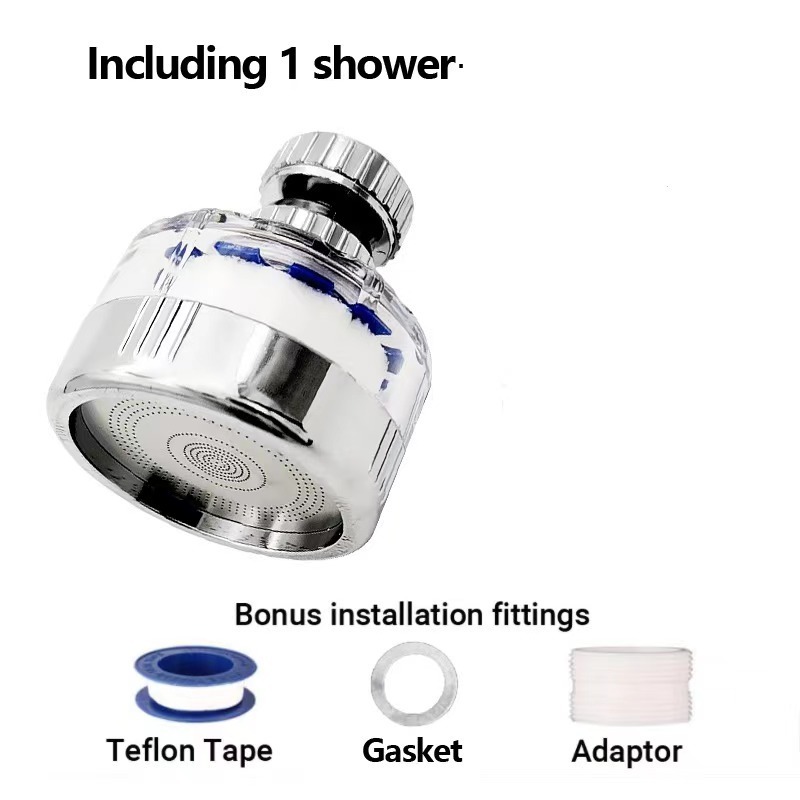 Kitchen faucet splash head filter anti splash nozzle universal  water saver splash filter faucet