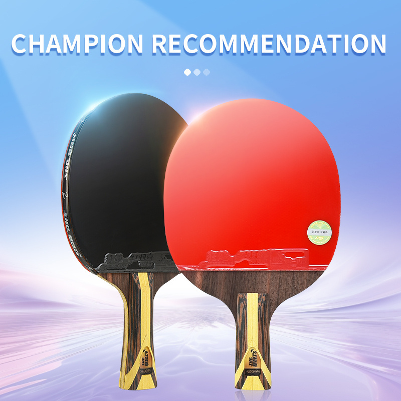 DHS/ Double Happiness 9 star 9002 horizontal grip 9006 straight grip double-sided reverse rubber table tennis racket