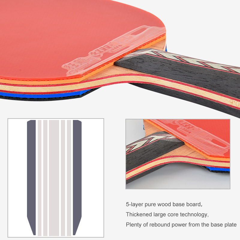 DHS/ Double Happiness NO5-NO6  double-sided reverse rubber table tennis racket