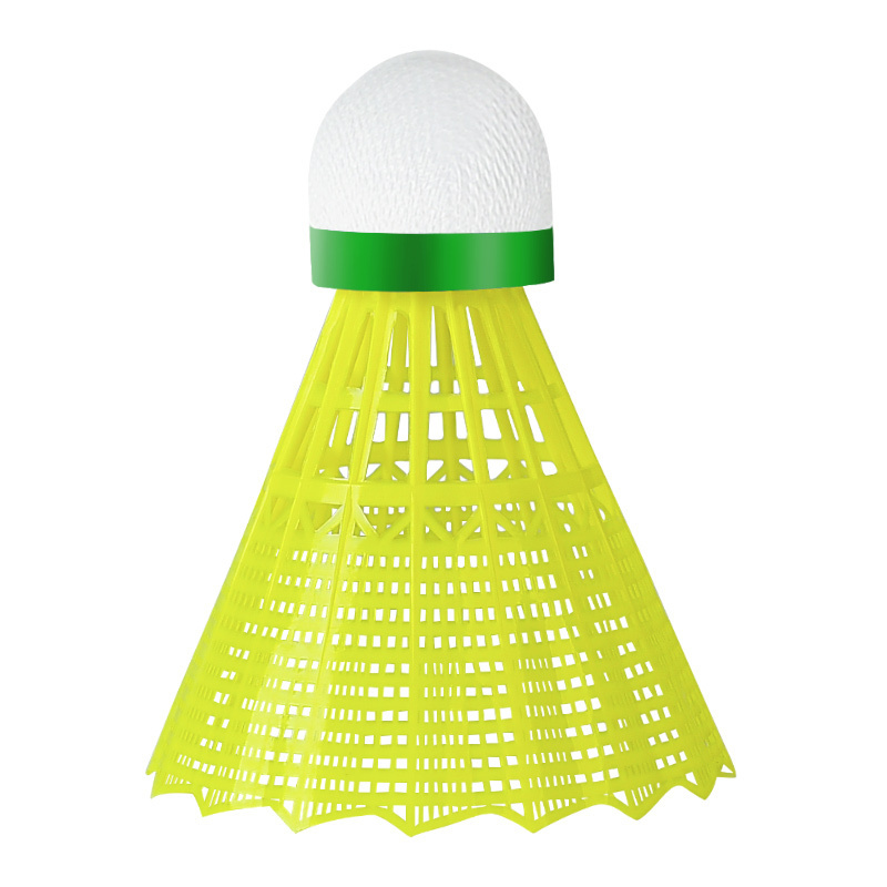 wholesale Cheap Price Training Nylon Shuttlecocks Yellow  badminton Shuttlecock