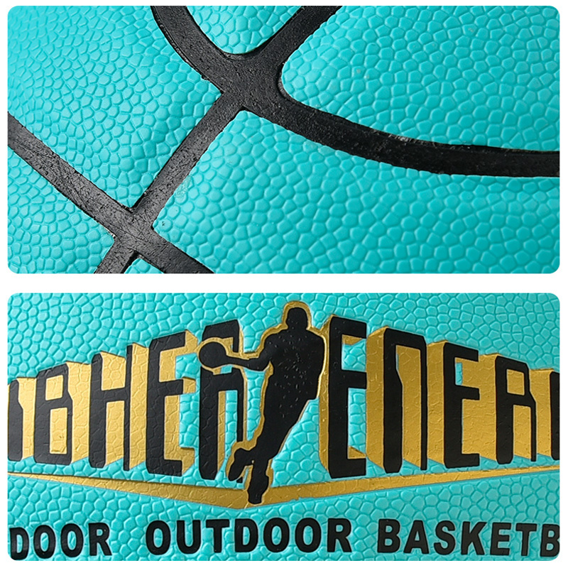 silla de ruedas basketball Custom made promotional bulk rubber basketball outdoor size 5  team sport