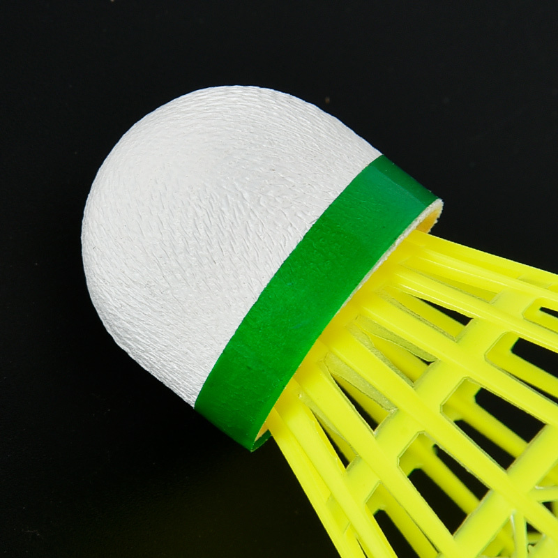 wholesale Cheap Price Training Nylon Shuttlecocks Yellow  badminton Shuttlecock