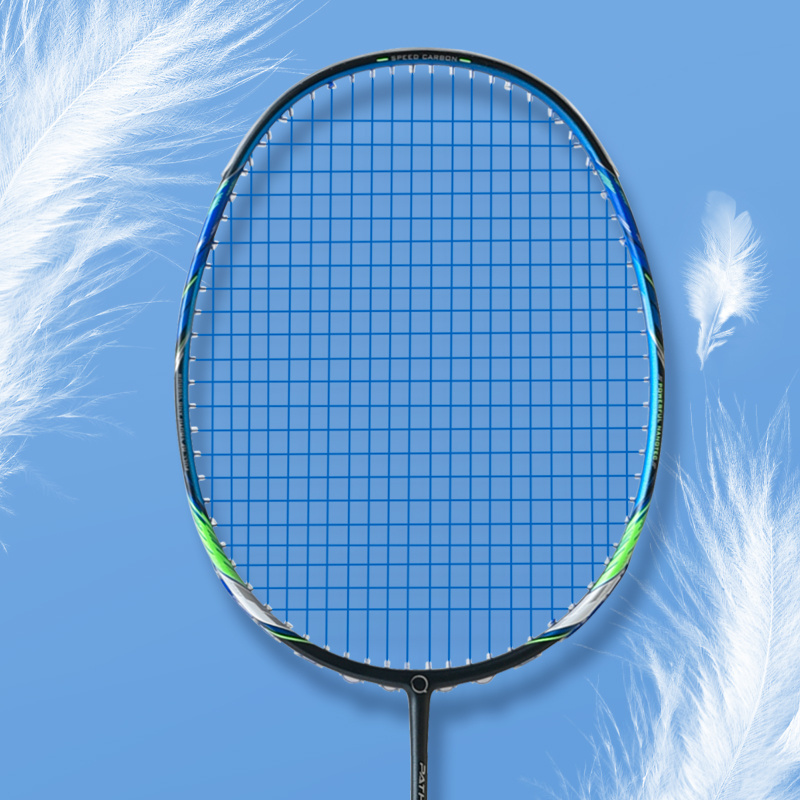 Promotional hot sale brand best tension original ultra light weight 100% full carbon fiber badminton racket