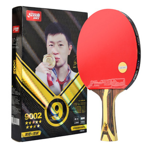 DHS/ Double Happiness 9 star 9002 horizontal grip 9006 straight grip double-sided reverse rubber table tennis racket