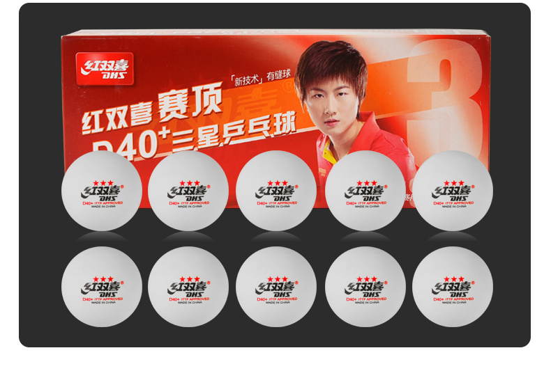 ITTF approval Dhs 3 Star Table Tennis Ball D40+ Professional Player Pingpong Ball