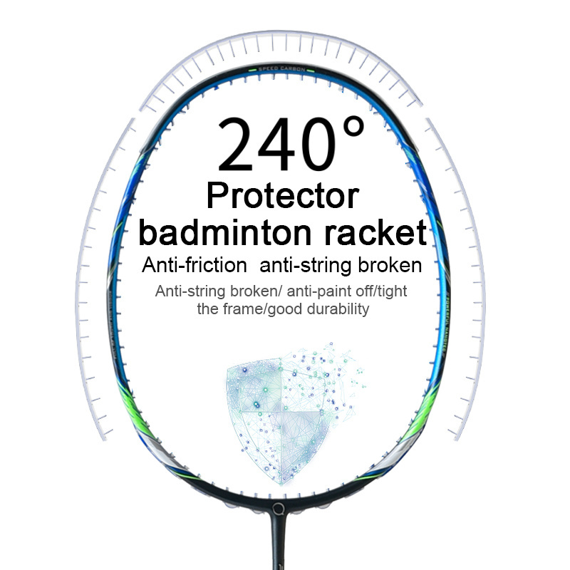 Promotional hot sale brand best tension original ultra light weight 100% full carbon fiber badminton racket